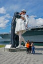 Kissing sailor statue, Port of San Diego.